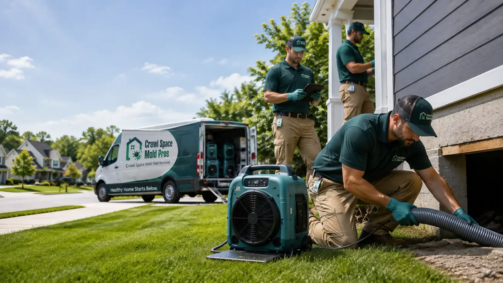 Crawl Space Mold Removal in Pomfret Center, CT